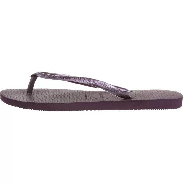 Havaianas Womens Slim Flip Flop SandalsPurpleaubergine