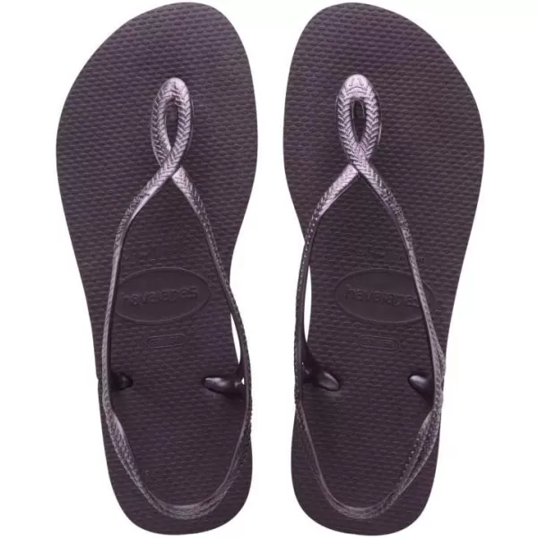 Havaianas Womens Slim Flip Flop SandalsPurpleaubergineAubergine