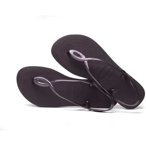 Havaianas Womens Slim Flip Flop SandalsPurpleaubergineAubergine