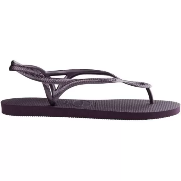 Havaianas Womens Slim Flip Flop SandalsPurpleaubergineAubergine