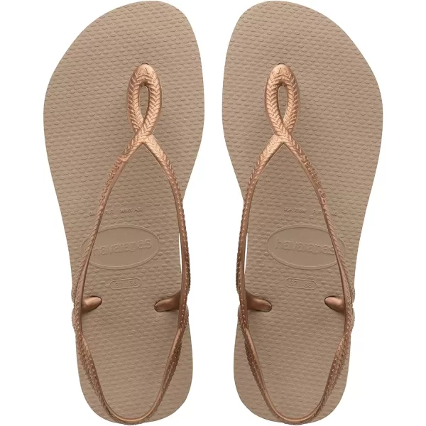 Havaianas Womens Slim Flip Flop SandalsRose Gold