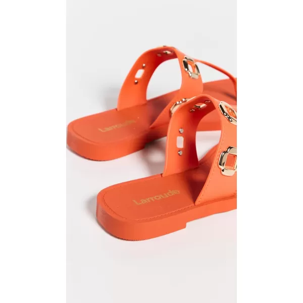 Larroude Womens Milan S Jelly SandalsOrange