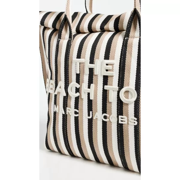 Marc Jacobs The Striped Jacquard Beach Tote BagCamel Multi