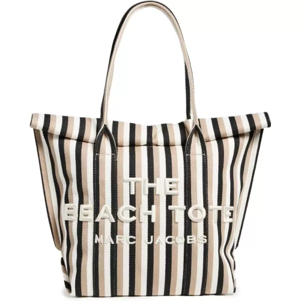 Marc Jacobs The Striped Jacquard Beach Tote BagCamel Multi