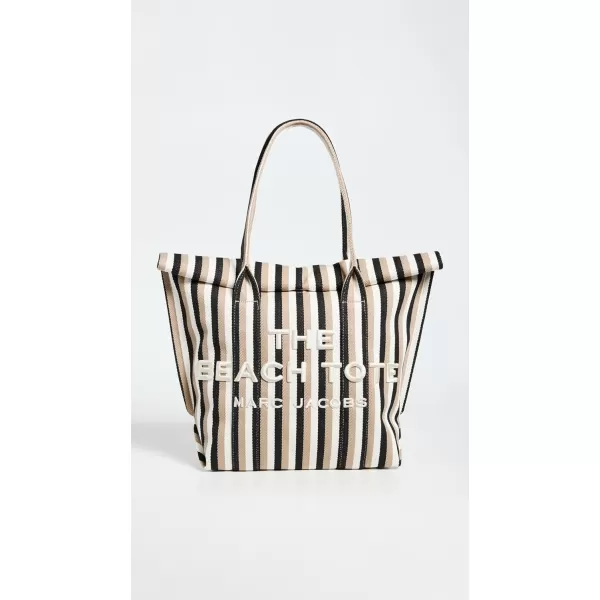 Marc Jacobs The Striped Jacquard Beach Tote BagCamel Multi