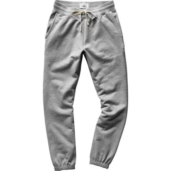 Mens Midweight Terry Cuffed SweatpantsHeather Grey