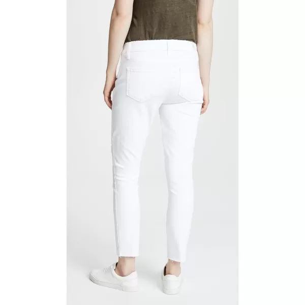 PAIGE Womens Maternity Verdugo Crop Jeans with Raw HemWhiteout Destructed