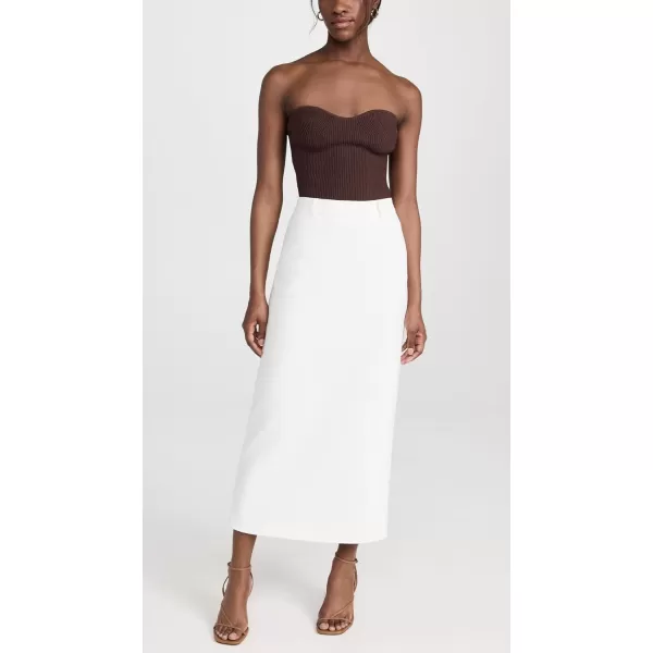 Pixie Market Womens Nia White Maxi SkirtWhite