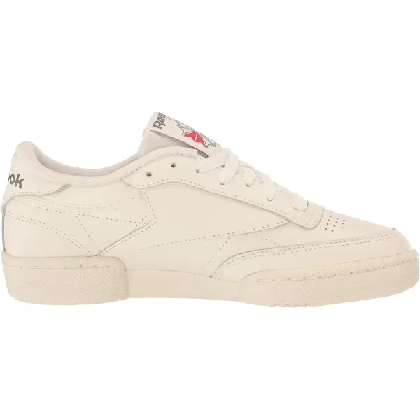 Reebok Mens Club C 85 SneakerChalkChalkHunter Green