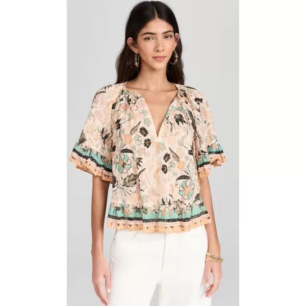 Ulla Johnson Womens Alessia TopPearl Flora