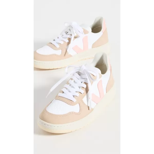 Veja Mens V10 SneakersWhiteBelliniAlmond