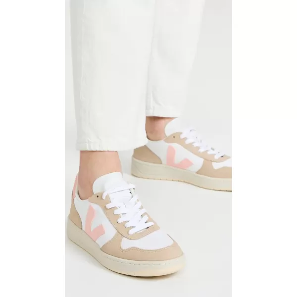 Veja Mens V10 SneakersWhiteBelliniAlmond