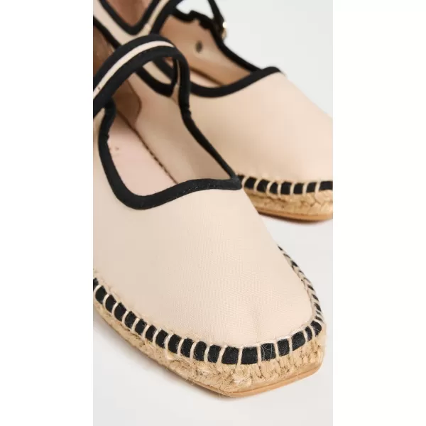 Womens Peonia Mary Jane EspadrillesEcrublack