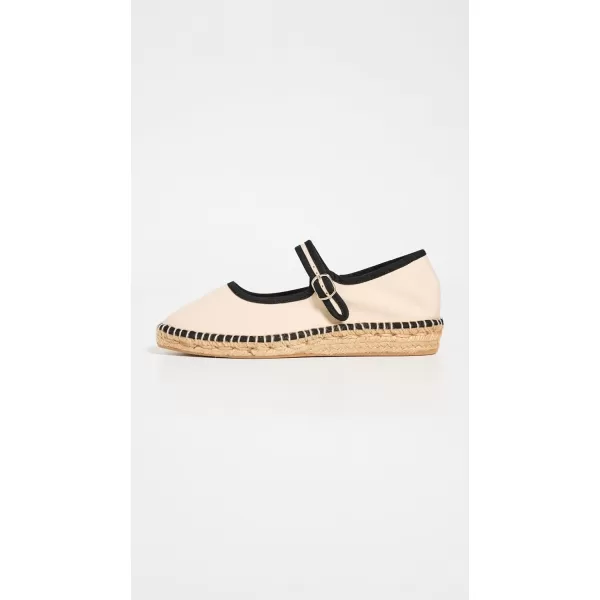 Womens Peonia Mary Jane EspadrillesEcrublack