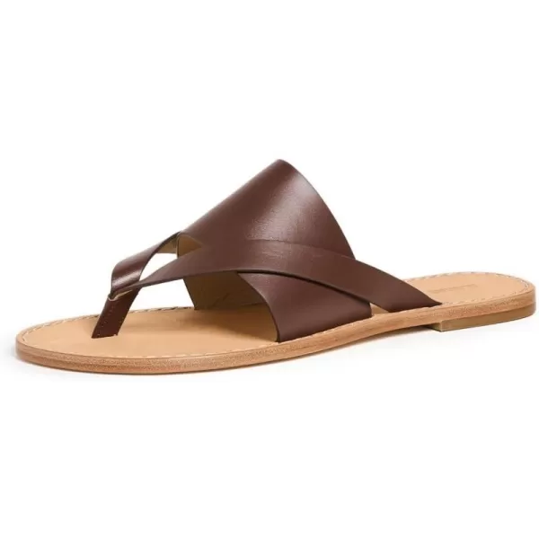 Alohas Womens Eugene Brown Leather SandalsBrown