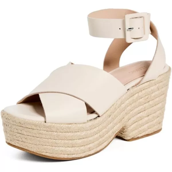 Alohas Womens Lyla Cream Leather EspadrillesCream