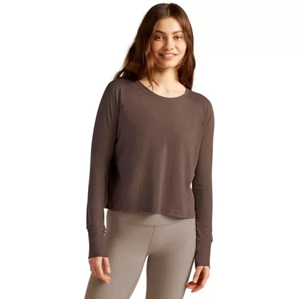 Beyond Yoga Womens Featherweight Daydreamer PulloverTruffle Heather