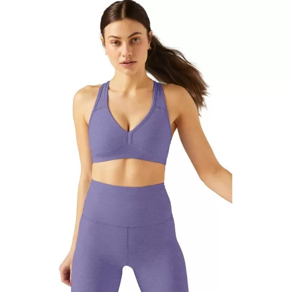 Beyond Yoga Womens Spacedye Lift Your Spirits BraIndigo Heather