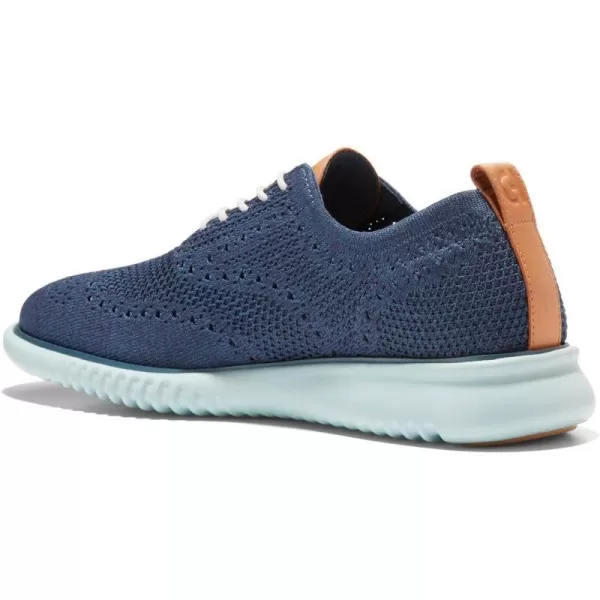 Cole Haan Mens 2Zerogrand Stitchlite OxfordBlue Wing TealCloud Blue