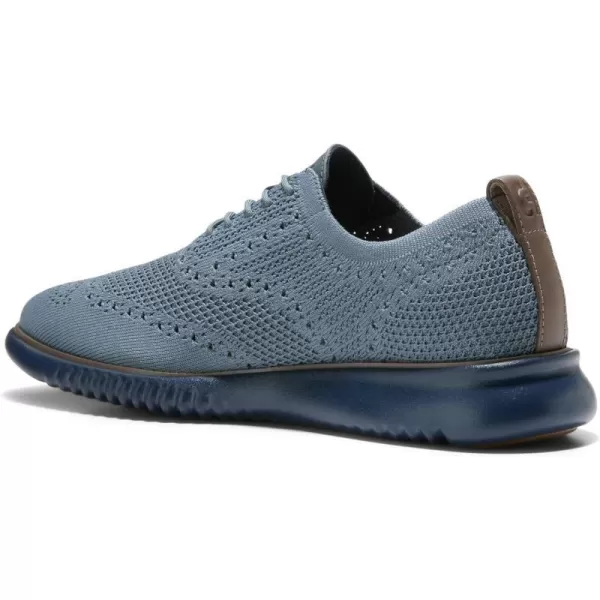 Cole Haan Mens 2Zerogrand Stitchlite OxfordStormy WeatherBlue Wing Teal