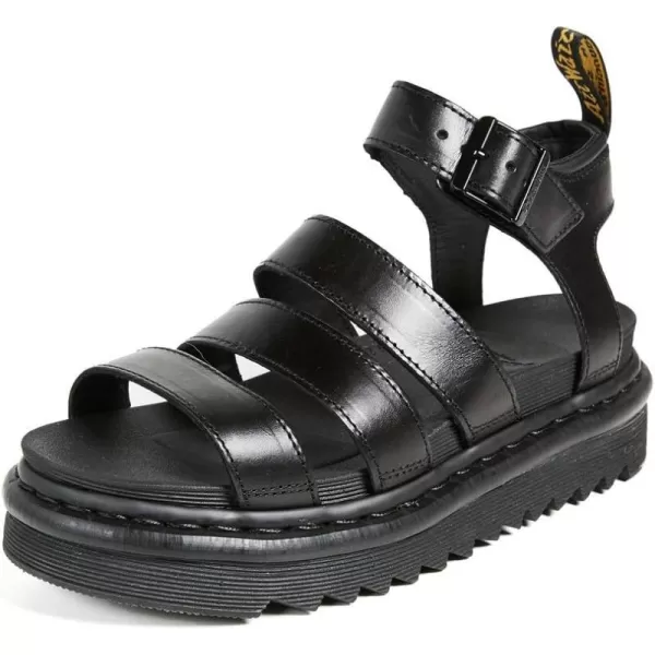 Dr Martens Womens Blaire Fisherman SandalBlack Brando Leather