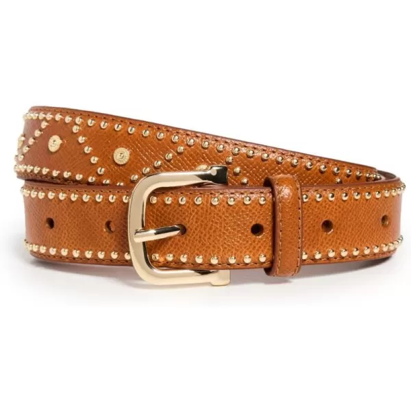 FRAME Womens Embellished BeltTan