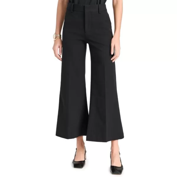 FRAME Womens Le Crop Palazzo TrousersNoir