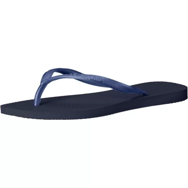 Havaianas Womens Slim Flip Flop SandalsBluenavy Blue 0555