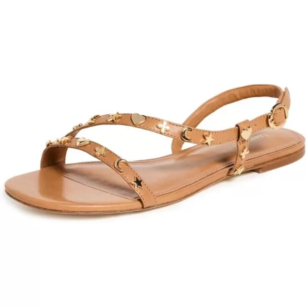 Larroude Womens Celeste Flat SandalsBiscuit