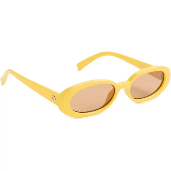 Le Specs Womens OUTTA LOVE SunglassesYellow