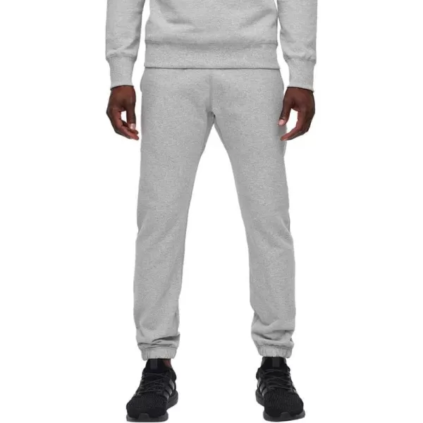 Mens Midweight Terry Cuffed SweatpantsHeather Grey