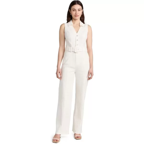 PAIGE Womens Sasha Jumpsuit 32Tonal Ecru