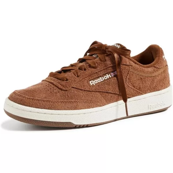 Reebok Mens Club C 85 SneakerCollegiate BrownChalkReebok Lee 2