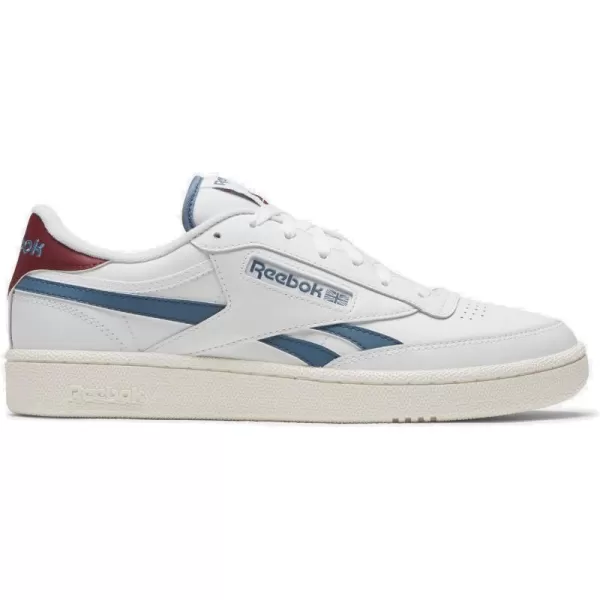 Reebok Mens Club C 85 SneakerFootwear WhiteEast Coast BlueChalk