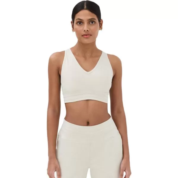 Sweaty Betty Womens Gaia Yoga BraStudio White Marl