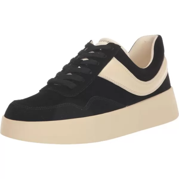 Vince Womens Warren Court SneakersBlack Suede