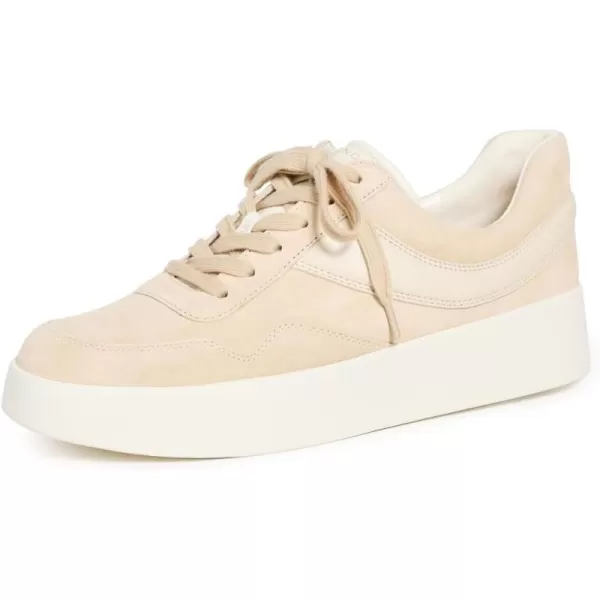 Vince Womens Warren Court SneakersMacadamia Beige Suede