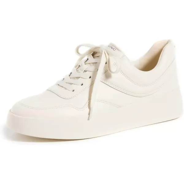 Vince Womens Warren Court SneakersMilk White Leather