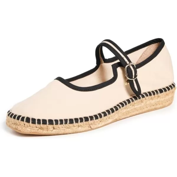 Womens Peonia Mary Jane EspadrillesEcrublack