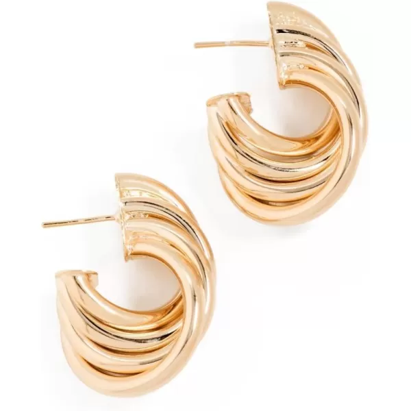 Womens Twist EarringsGold