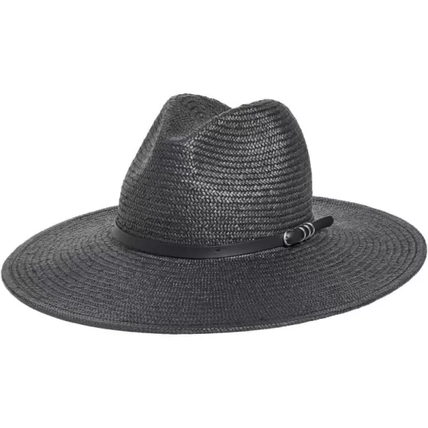 rag  bone Womens Spire Wide Brim FedoraBlack