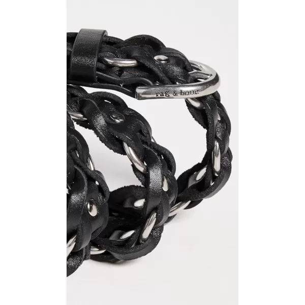 rag  bone Womens Aria Chain BeltBlack