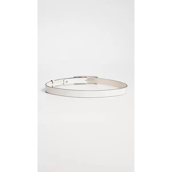 rag  bone Womens Small Rebound Texture BeltBright White