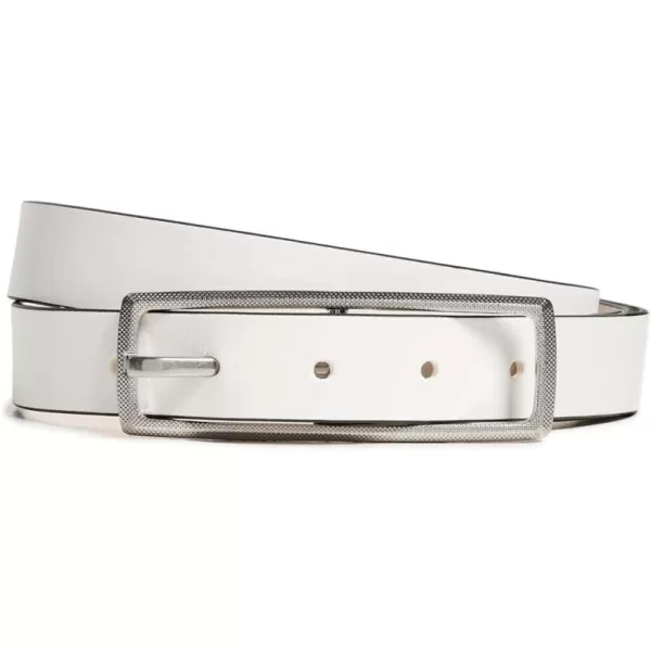 rag  bone Womens Small Rebound Texture BeltBright White