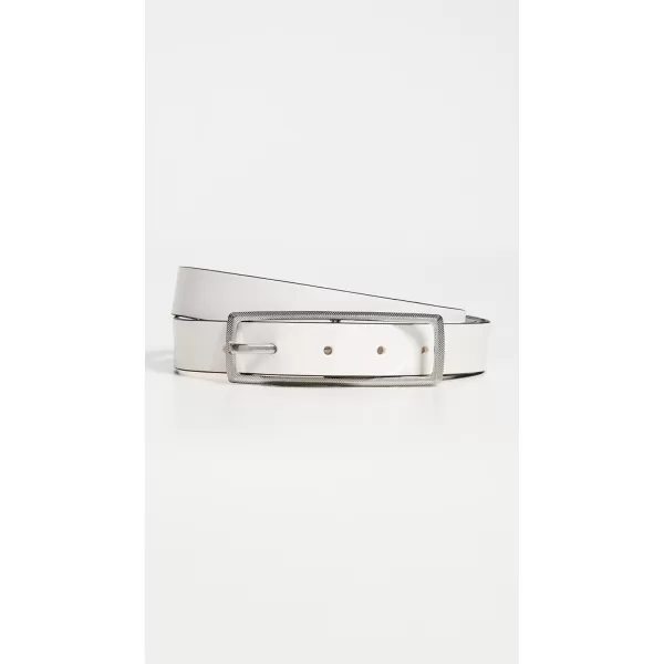 rag  bone Womens Small Rebound Texture BeltBright White