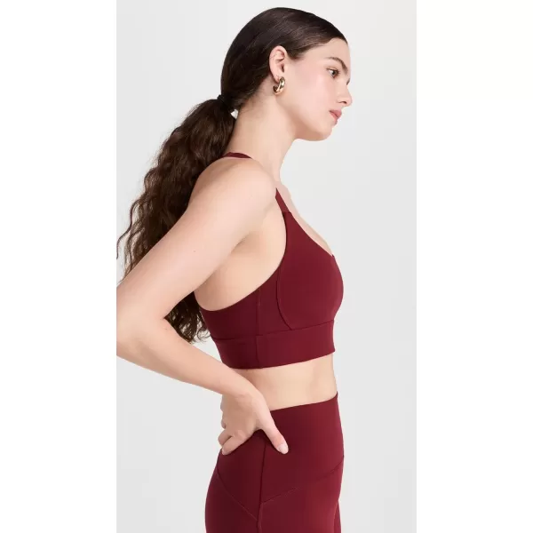 Beyond Yoga Womens Powerbeyond Strive Long Line BraCalifornia Merlot