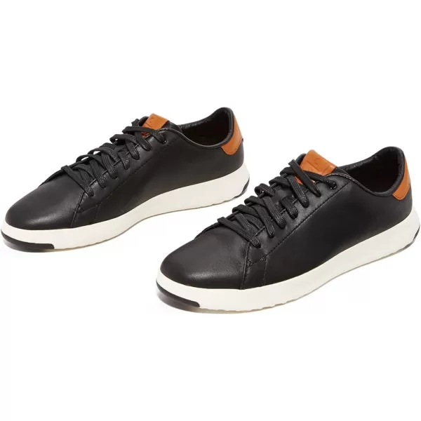 Cole Haan Mens Grandpro Tennis Fashion SneakerBlackBritish Tan