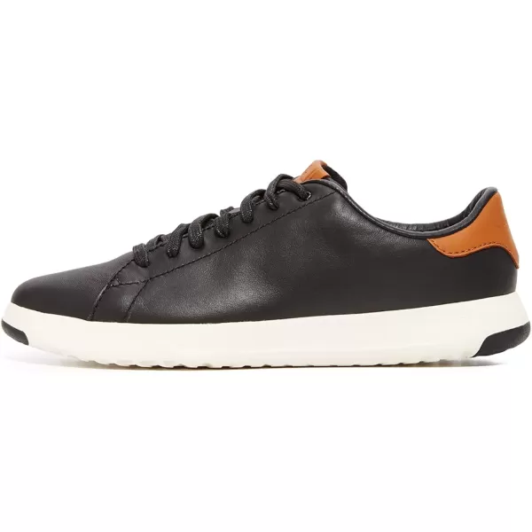 Cole Haan Mens Grandpro Tennis Fashion SneakerBlackBritish Tan