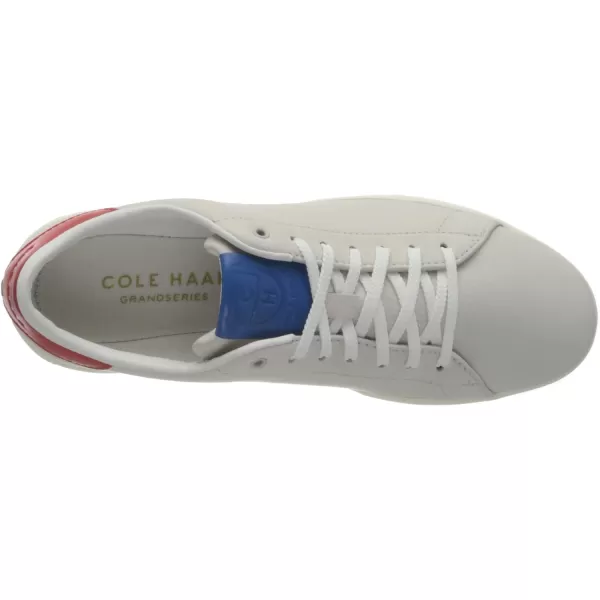 Cole Haan Mens Grandpro Tennis Fashion SneakerLight Gray NubuckFlameBlue