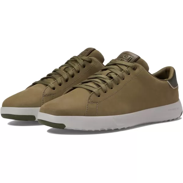 Cole Haan Mens Grandpro Tennis Fashion SneakerStone Gray Nubuck